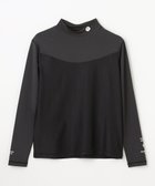 【ピーダブリュサーキュラス/PW CIRCULUS】の【WOMEN】UVメッシュコンビハイネックインナーシャツ ゴルフウェア レディース 人気、トレンドファッション・服の通販 founy(ファニー) ファッション Fashion レディースファッション Fashion for Women トップス・カットソー Cut & Sew Tops シャツ・ブラウス・オフィスカジュアル Elegant Blouses & Button-Ups ロングTシャツ・Tシャツ Longline T-Shirts & Tees カットソー・ベーシックTシャツ Cut-and-Sewn Tops / Stretch Tees & Basics インナー Innerwear 春 Spring カットソー Cut and Sewn Top コンビ Combo, Combination Style 吸水 Absorbent, Quick-Dry スウェット / スエット Sweatshirt, Sweatwear ストレッチ Stretch, Stretchy Fabric ハイネック High Neck, Mock Neck メッシュ Mesh, Net Fabric ラウンド Round, Round Neck S/S・春夏 SS, Spring/Summer, Warm Season おすすめ Recommended / Our Picks 夏 Summer ゴルフ Golf thumbnail ブラック系|ID: prp329100004868216 ipo3291000000036272872