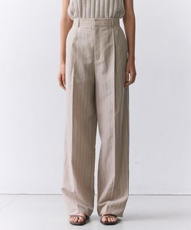 【ベイジ,/BEIGE,】 ERYTH / リネンストライプ タックワイドパンツ人気、トレンドファッション・服の通販 founy(ファニー) ファッション Fashion レディースファッション Fashion for Women パンツ Pants & Trousers インナー Innerwear オケージョン Occasion Wear 春 Spring キャミ Camisole, Cami Top ジャケット Jacket, Outerwear ストライプ Stripe, Striped Pattern ストレート Straight, Straight Cut なめらか Smooth, Silky Texture バランス Balance, Style Balance フラット Flat, Flat Shoes リネン Linen, Linen Fabric S/S・春夏 SS, Spring/Summer, Warm Season 夏 Summer ビジネス 仕事 通勤 Business / Work / Commuting |ID:prp329100004868223