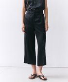 【ベイジ,/BEIGE,】のCASSITER / リネンブレンド サテンクロップドパンツ 人気、トレンドファッション・服の通販 founy(ファニー) ファッション Fashion レディースファッション Fashion for Women パンツ Pants & Trousers エレガント 上品 Elegant 春 Spring カットソー Cut and Sewn Top サテン Satin, Glossy Fabric シューズ Shoes, Footwear シンプル Simple, Minimal ジャケット Jacket, Outerwear ストレート Straight, Straight Cut とろみ Fluid, Flowy Fabric バランス Balance, Style Balance フラット Flat, Flat Shoes リネン Linen, Linen Fabric リラックス Relax, Relaxed Fit S/S・春夏 SS, Spring/Summer, Warm Season 夏 Summer thumbnail Black|ID: prp329100004868225 ipo3291000000036272905
