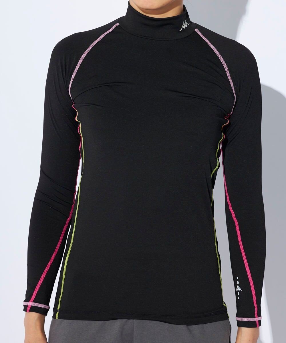 【その他のブランド/Other】の【Kappa】ハイネックフィットトップス|コンプレッションウェア インテリア・キッズ・メンズ・レディースファッション・服の通販 founy(ファニー) 　ファッション　Fashion　レディースファッション　Fashion for Women　トップス・カットソー　Cut & Sew Tops　アンダー　Underwear Essentials　イタリア　Italy　吸水　Absorbent, Quick-Dry　サッカー　Seersucker, Summer Fabric　シンプル　Simple, Minimal　スタイリッシュ　Stylish, Fashionable　ストレッチ　Stretch, Stretchy Fabric　スポーツ　Sports, Activewear　タンク　Tank Top, Sleeveless Top　人気　Popular, Best Seller　フィット　Fit, Slim Fit　ランニング　Running, Running Wear, Activewear, Jogging　おすすめ　Recommended / Our Picks　ビジネス 仕事 通勤　Business / Work / Commuting　マルチ|ID: prp329100004868233 ipo3291000000036272940