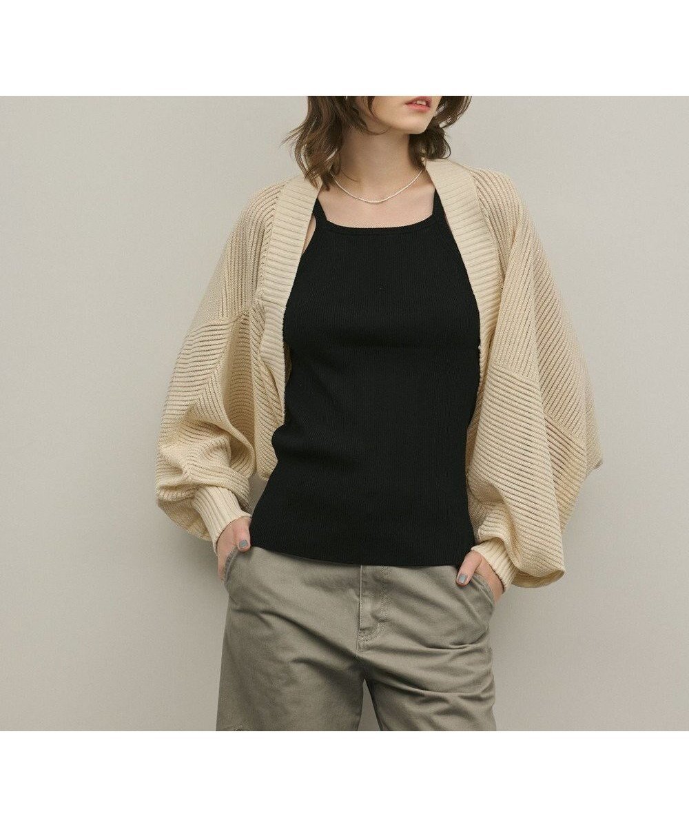 【グレース コンチネンタル/GRACE CONTINENTAL】のボレロニットカーディガン 人気、トレンドファッション・服の通販 founy(ファニー) 　ファッション　Fashion　レディースファッション　Fashion for Women　トップス・カットソー　Cut & Sew Tops　ニット　Knit Tops & Sweaters　カーディガン・羽織り　Layered Style Cardigans　カーディガン　Cardigan, Knitwear　夏　Summer　春　Spring　S/S・春夏　SS, Spring/Summer, Warm Season　 other-1|ID: prp329100004868234 ipo3291000000036272941