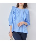 【組曲/KUMIKYOKU】の【WEB限定】ナチュラルローン ペプラムブラウス 人気、トレンドファッション・服の通販 founy(ファニー) ファッション Fashion レディースファッション Fashion for Women トップス・カットソー Cut & Sew Tops シャツ・ブラウス・オフィスカジュアル Elegant Blouses & Button-Ups デニム Denim, Jeans Material フェミニン Feminine, Girly ペプラム Peplum, Flared Hem 夏 Summer 春 Spring S/S・春夏 SS, Spring/Summer, Warm Season 秋 Autumn thumbnail ブルー系|ID: prp329100004868239 ipo3291000000036272959