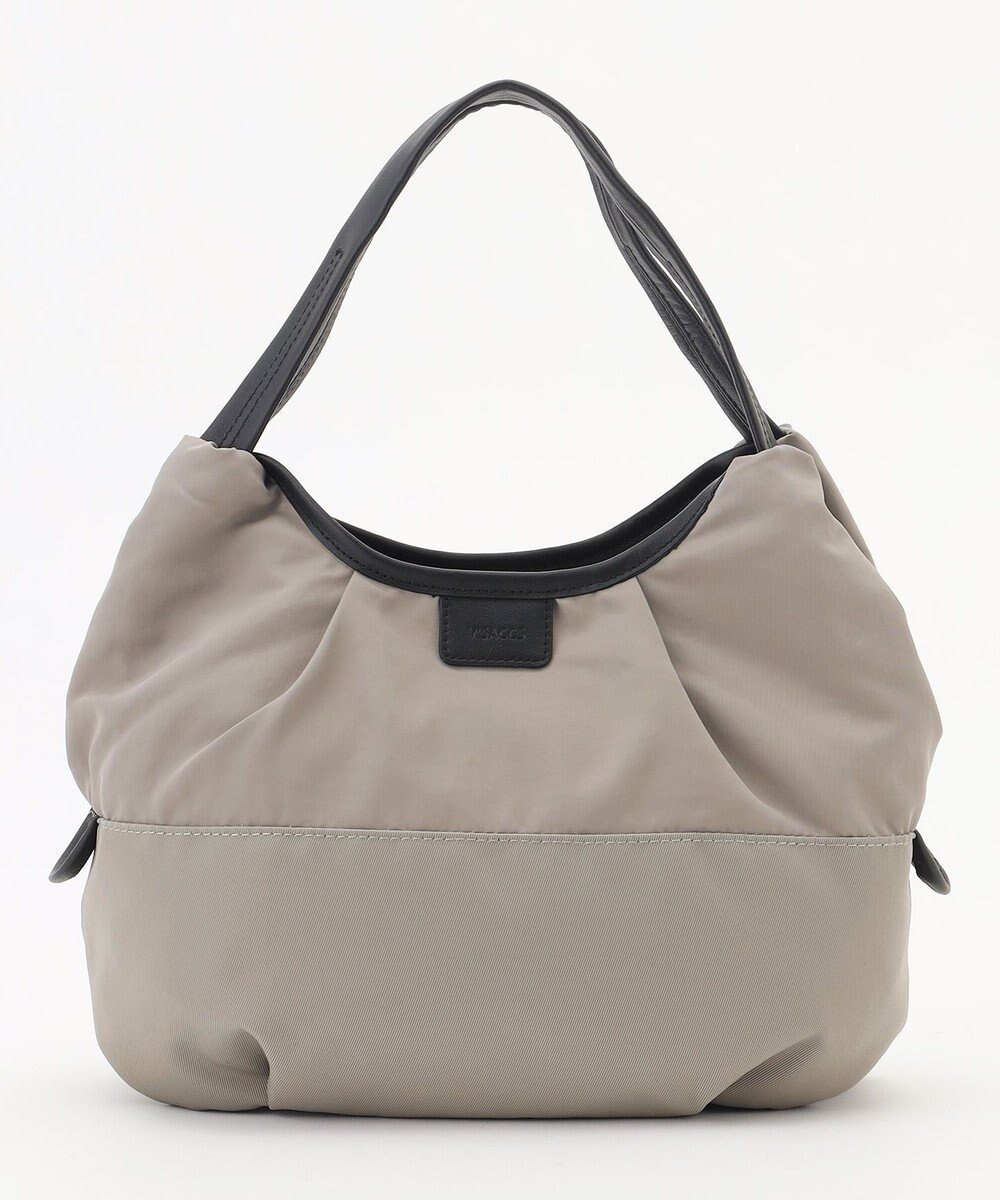 【イザック/Y'SACCS】のシワナイロン2WAYトートバッグ SSサイズ インテリア・キッズ・メンズ・レディースファッション・服の通販 founy(ファニー) 　ファッション　Fashion　レディースファッション　Fashion for Women　バッグ　Bags　スマート　Smart, Elegant　トレンド　Trend, Trending Now　バランス　Balance, Style Balance　ポケット　Pocket, Pocket Detail　マグネット　Magnet, Magnetic Closure　ワッシャー　Washer, Crinkled Finish　人気　Popular, Best Seller　グレー|ID: prp329100004868240 ipo3291000000036272963