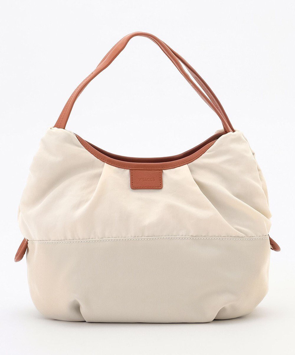 【イザック/Y'SACCS】のシワナイロン2WAYトートバッグ SSサイズ インテリア・キッズ・メンズ・レディースファッション・服の通販 founy(ファニー) 　ファッション　Fashion　レディースファッション　Fashion for Women　バッグ　Bags　スマート　Smart, Elegant　トレンド　Trend, Trending Now　バランス　Balance, Style Balance　ポケット　Pocket, Pocket Detail　マグネット　Magnet, Magnetic Closure　ワッシャー　Washer, Crinkled Finish　人気　Popular, Best Seller　アイボリー|ID: prp329100004868240 ipo3291000000036272964