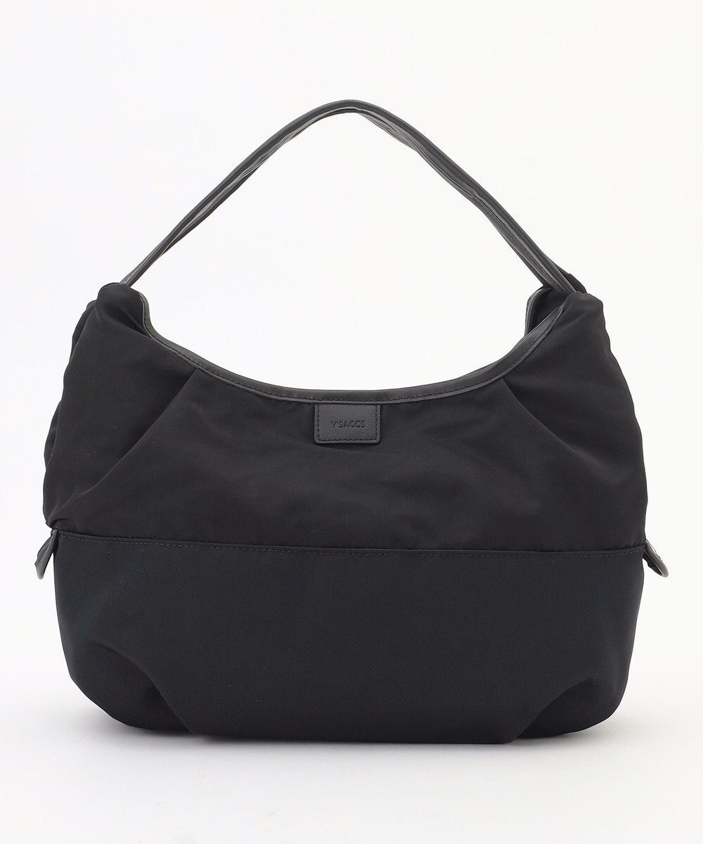 【イザック/Y'SACCS】のシワナイロン2WAYトートバッグ Sサイズ インテリア・キッズ・メンズ・レディースファッション・服の通販 founy(ファニー) 　ファッション　Fashion　レディースファッション　Fashion for Women　バッグ　Bags　スマート　Smart, Elegant　トレンド　Trend, Trending Now　バランス　Balance, Style Balance　ポケット　Pocket, Pocket Detail　マグネット　Magnet, Magnetic Closure　ワッシャー　Washer, Crinkled Finish　人気　Popular, Best Seller　ブラック|ID: prp329100004868241 ipo3291000000036272967