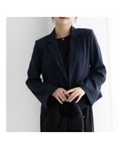 【テチチ/Te chichi】のフレア袖クロップトテーラードジャケット【AOYAMA FASHION ASSOCIATION × Te chichi】 人気、トレンドファッション・服の通販 founy(ファニー) ファッション Fashion レディースファッション Fashion for Women アウター Coat / Outerwear Collection レディースジャケット・軽アウター Jackets テーラードジャケット / 通勤・きれいめスタイル Tailored Jackets & Blazers クラシカル Classical, Vintage-Inspired クロップド Cropped, Short Length コンパクト Compact, Small Size サークル Circle, Round Design シンプル Simple, Minimal ジャケット Jacket, Outerwear スリーブ Sleeve, Long Sleeve / Short Sleeve タイトスカート Pencil Skirt, Tight Skirt ドレープ Drape, Draping Fabric 定番 Standard, Basic Item バランス Balance, Style Balance フレア Flare, Flared A/W・秋冬 Autumn/Winter S/S・春夏 SS, Spring/Summer, Warm Season 夏 Summer ビジネス 仕事 通勤 Business / Work / Commuting thumbnail ネイビー|ID: prp329100004868246 ipo3291000000036272988
