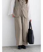【テチチ/Te chichi】の2タックワイドパンツ【AOYAMA FASHION ASSOCIATION × Te chichi】 人気、トレンドファッション・服の通販 founy(ファニー) ファッション Fashion レディースファッション Fashion for Women パンツ Pants & Trousers おすすめ Recommended / Our Picks カットソー Cut and Sewn Top サークル Circle, Round Design シンプル Simple, Minimal セットアップ Set-Up, Coordinated Outfit フロント Front, Front Design ワイド Wide, Wide Fit 夏 Summer S/S・春夏 SS, Spring/Summer, Warm Season A/W・秋冬 Autumn/Winter ビジネス 仕事 通勤 Business / Work / Commuting thumbnail モカ|ID: prp329100004868248 ipo3291000000036272993