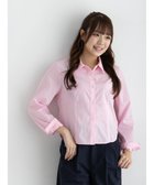 【テチチ/Te chichi】のプリンセスラインクロップトシャツ【AOYAMA FASHION ASSOCIATION × Te chichi】 人気、トレンドファッション・服の通販 founy(ファニー) ファッション Fashion レディースファッション Fashion for Women トップス・カットソー Cut & Sew Tops シャツ・ブラウス・オフィスカジュアル Elegant Blouses & Button-Ups おすすめ Recommended / Our Picks クロップド Cropped, Short Length サークル Circle, Round Design バランス Balance, Style Balance プリーツ Pleats, Pleated ベスト Vest, Waistcoat ベーシック Basic, Essential レギュラー Regular, Standard Fit 夏 Summer S/S・春夏 SS, Spring/Summer, Warm Season A/W・秋冬 Autumn/Winter thumbnail ピンク|ID: prp329100004868249 ipo3291000000036272996