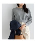 【テチチ/Te chichi】のコンパクトクルーネックニット【AOYAMA FASHION ASSOCIATION × Te chichi】 人気、トレンドファッション・服の通販 founy(ファニー) ファッション Fashion レディースファッション Fashion for Women トップス・カットソー Cut & Sew Tops ニット Knit Tops & Sweaters クロップド Cropped, Short Length コンパクト Compact, Small Size サークル Circle, Round Design ジャケット Jacket, Outerwear セーター Sweater, Knitwear バランス Balance, Style Balance フィット Fit, Slim Fit ベスト Vest, Waistcoat A/W・秋冬 Autumn/Winter S/S・春夏 SS, Spring/Summer, Warm Season おすすめ Recommended / Our Picks 夏 Summer thumbnail グレー|ID: prp329100004868250 ipo3291000000036272999