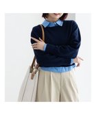 【テチチ/Te chichi】のコンパクトクルーネックニット【AOYAMA FASHION ASSOCIATION × Te chichi】 人気、トレンドファッション・服の通販 founy(ファニー) ファッション Fashion レディースファッション Fashion for Women トップス・カットソー Cut & Sew Tops ニット Knit Tops & Sweaters クロップド Cropped, Short Length コンパクト Compact, Small Size サークル Circle, Round Design ジャケット Jacket, Outerwear セーター Sweater, Knitwear バランス Balance, Style Balance フィット Fit, Slim Fit ベスト Vest, Waistcoat A/W・秋冬 Autumn/Winter S/S・春夏 SS, Spring/Summer, Warm Season おすすめ Recommended / Our Picks 夏 Summer thumbnail ネイビー|ID: prp329100004868250 ipo3291000000036273000