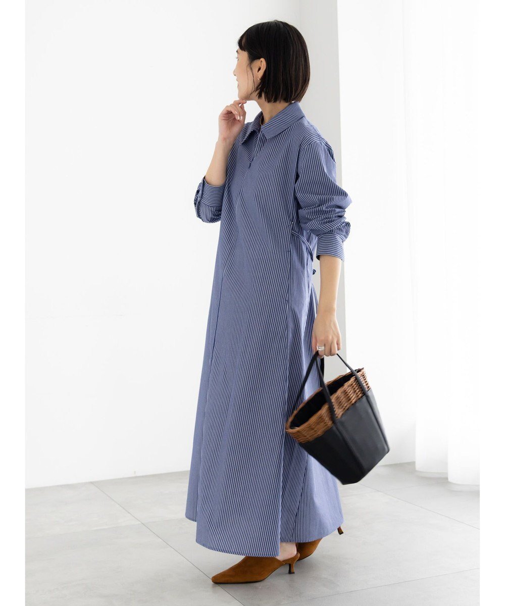 【テチチ/Te chichi】のサイドホックフロントジップワンピース インテリア・キッズ・メンズ・レディースファッション・服の通販 founy(ファニー) 　ファッション　Fashion　レディースファッション　Fashion for Women　ワンピース　Dresses　シンプル　Simple, Minimal　エレガント 上品　Elegant　夏　Summer　S/S・春夏　SS, Spring/Summer, Warm Season　A/W・秋冬　Autumn/Winter　ブルー|ID: prp329100004868252 ipo3291000000036273006