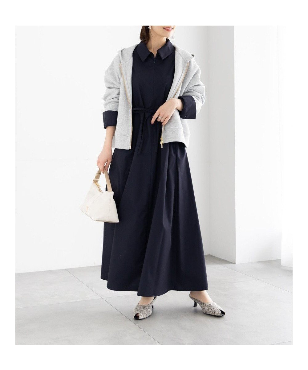 【テチチ/Te chichi】のサイドホックフロントジップワンピース インテリア・キッズ・メンズ・レディースファッション・服の通販 founy(ファニー) 　ファッション　Fashion　レディースファッション　Fashion for Women　ワンピース　Dresses　シンプル　Simple, Minimal　エレガント 上品　Elegant　夏　Summer　S/S・春夏　SS, Spring/Summer, Warm Season　A/W・秋冬　Autumn/Winter　ネイビー|ID: prp329100004868252 ipo3291000000036273007