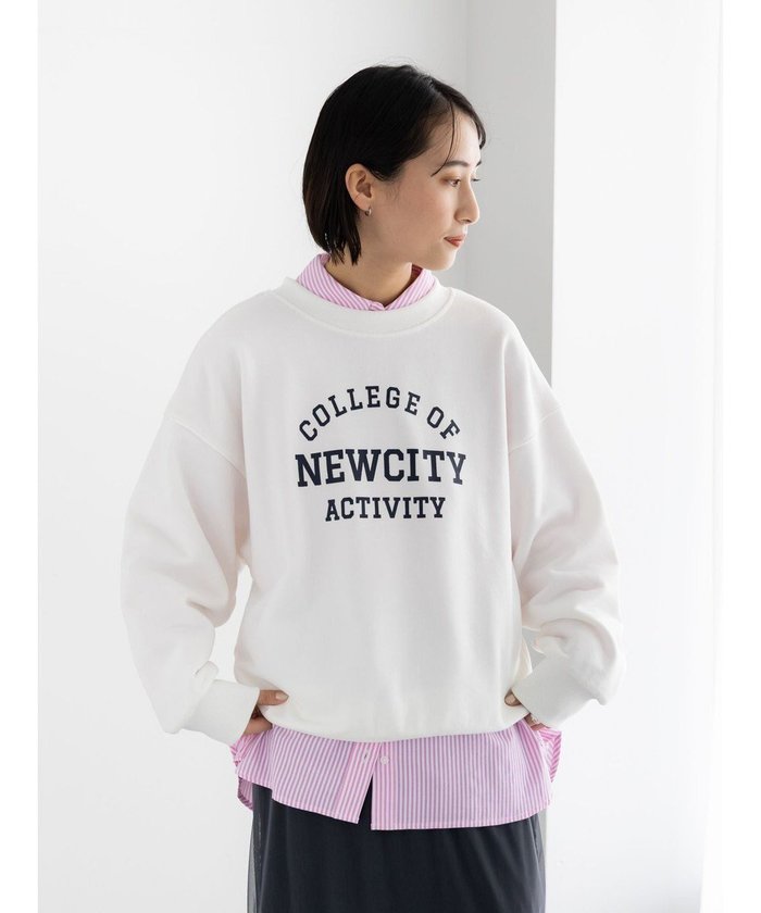 【テチチ/Te chichi】の裏毛ロゴプルオーバー インテリア・キッズ・メンズ・レディースファッション・服の通販 founy(ファニー) https://founy.com/ ファッション Fashion レディースファッション Fashion for Women トップス・カットソー Cut & Sew Tops シャツ・ブラウス・オフィスカジュアル Elegant Blouses & Button-Ups ロングTシャツ・Tシャツ Longline T-Shirts & Tees カジュアルプルオーバー・ニットトップス Pullovers & Knit Tops / Casual Pullovers カットソー・ベーシックTシャツ Cut-and-Sewn Tops / Stretch Tees & Basics カットソー Cut and Sewn Top デニム Denim, Jeans Material プリント Print, Printed Pattern 夏 Summer S/S・春夏 SS, Spring/Summer, Warm Season A/W・秋冬 Autumn/Winter |ID: prp329100004868253 ipo3291000000036273008