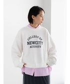 【テチチ/Te chichi】の裏毛ロゴプルオーバー 人気、トレンドファッション・服の通販 founy(ファニー) ファッション Fashion レディースファッション Fashion for Women トップス・カットソー Cut & Sew Tops シャツ・ブラウス・オフィスカジュアル Elegant Blouses & Button-Ups ロングTシャツ・Tシャツ Longline T-Shirts & Tees カジュアルプルオーバー・ニットトップス Pullovers & Knit Tops / Casual Pullovers カットソー・ベーシックTシャツ Cut-and-Sewn Tops / Stretch Tees & Basics カットソー Cut and Sewn Top デニム Denim, Jeans Material プリント Print, Printed Pattern 夏 Summer S/S・春夏 SS, Spring/Summer, Warm Season A/W・秋冬 Autumn/Winter thumbnail オフホワイト|ID: prp329100004868253 ipo3291000000036273009