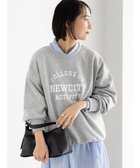 【テチチ/Te chichi】の裏毛ロゴプルオーバー 人気、トレンドファッション・服の通販 founy(ファニー) ファッション Fashion レディースファッション Fashion for Women トップス・カットソー Cut & Sew Tops シャツ・ブラウス・オフィスカジュアル Elegant Blouses & Button-Ups ロングTシャツ・Tシャツ Longline T-Shirts & Tees カジュアルプルオーバー・ニットトップス Pullovers & Knit Tops / Casual Pullovers カットソー・ベーシックTシャツ Cut-and-Sewn Tops / Stretch Tees & Basics カットソー Cut and Sewn Top デニム Denim, Jeans Material プリント Print, Printed Pattern 夏 Summer S/S・春夏 SS, Spring/Summer, Warm Season A/W・秋冬 Autumn/Winter thumbnail グレー|ID: prp329100004868253 ipo3291000000036273010
