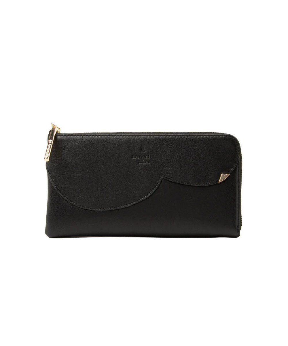 【ランバン オン ブルー/LANVIN en Bleu】のデクール 薄マチLファスナー長財布 人気、トレンドファッション・服の通販 founy(ファニー) 　ファッション　Fashion　レディースファッション　Fashion for Women　ミニ財布・二つ折り財布　Wallets & Card Cases　シンプル　Simple, Minimal　スカラップ　Scallop, Scalloped Edge　フラップ　Flap, Flap Pocket　エレガント 上品　Elegant　財布　Wallet, Purse　 other-1|ID: prp329100004868256 ipo3291000000036273020