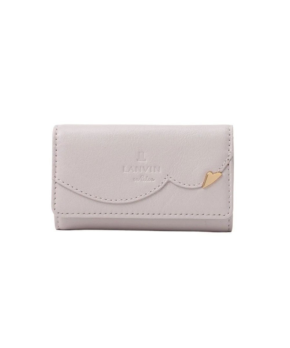 【ランバン オン ブルー/LANVIN en Bleu】のデクール キーケース インテリア・キッズ・メンズ・レディースファッション・服の通販 founy(ファニー) 　ファッション　Fashion　レディースファッション　Fashion for Women　ミニ財布・二つ折り財布　Wallets & Card Cases　アクセサリー　Fashion Accessories　シンプル　Simple, Minimal　スカラップ　Scallop, Scalloped Edge　フラップ　Flap, Flap Pocket　エレガント 上品　Elegant　財布　Wallet, Purse　ライトピンク|ID: prp329100004868258 ipo3291000000036273030