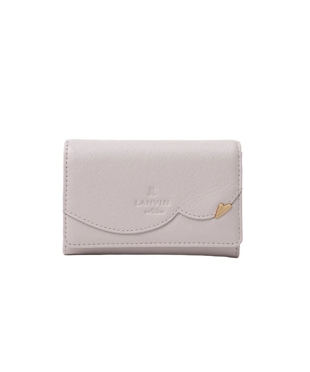 【ランバン オン ブルー/LANVIN en Bleu】のデクール 名刺入れ インテリア・キッズ・メンズ・レディースファッション・服の通販 founy(ファニー) 　ファッション　Fashion　レディースファッション　Fashion for Women　ミニ財布・二つ折り財布　Wallets & Card Cases　カードケース/名刺入れ　Card Holders & Business Cases　シンプル　Simple, Minimal　スカラップ　Scallop, Scalloped Edge　フラップ　Flap, Flap Pocket　エレガント 上品　Elegant　財布　Wallet, Purse　ライトピンク|ID: prp329100004868259 ipo3291000000036273034