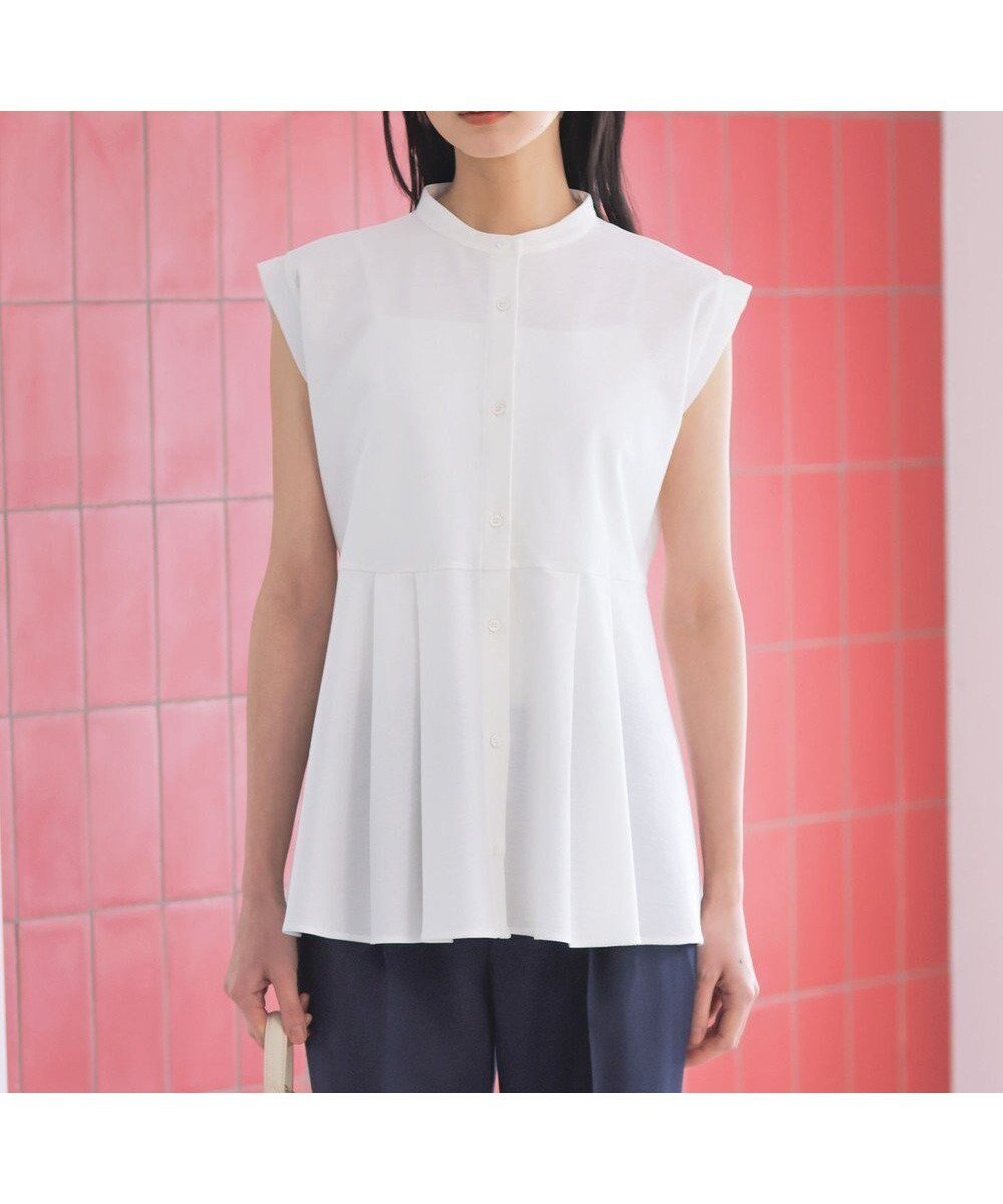 【組曲/KUMIKYOKU】の【先行予約】ツイルジャージーペプラム カットソー インテリア・キッズ・メンズ・レディースファッション・服の通販 founy(ファニー) 　ファッション　Fashion　レディースファッション　Fashion for Women　トップス・カットソー　Cut & Sew Tops　シャツ・ブラウス・オフィスカジュアル　Elegant Blouses & Button-Ups　ロングTシャツ・Tシャツ　Longline T-Shirts & Tees　カットソー・ベーシックTシャツ　Cut-and-Sewn Tops / Stretch Tees & Basics　春　Spring　カットソー　Cut and Sewn Top　カフス　Cuff Design　ツイル　Twist, Twisted Detail　ロング　Long, Long-Length　S/S・春夏　SS, Spring/Summer, Warm Season　おすすめ　Recommended / Our Picks　夏　Summer　エレガント 上品　Elegant　ホワイト系|ID: prp329100004868260 ipo3291000000036273037