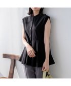 【組曲/KUMIKYOKU】の【先行予約】ツイルジャージーペプラム カットソー 人気、トレンドファッション・服の通販 founy(ファニー) ファッション Fashion レディースファッション Fashion for Women トップス・カットソー Cut & Sew Tops シャツ・ブラウス・オフィスカジュアル Elegant Blouses & Button-Ups ロングTシャツ・Tシャツ Longline T-Shirts & Tees カットソー・ベーシックTシャツ Cut-and-Sewn Tops / Stretch Tees & Basics 春 Spring カットソー Cut and Sewn Top カフス Cuff Design ツイル Twist, Twisted Detail ロング Long, Long-Length S/S・春夏 SS, Spring/Summer, Warm Season おすすめ Recommended / Our Picks 夏 Summer エレガント 上品 Elegant thumbnail ブラック系|ID: prp329100004868260 ipo3291000000036273039