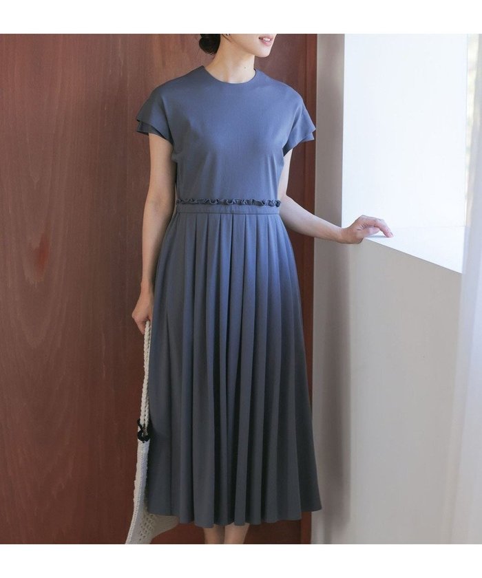 【組曲/KUMIKYOKU】の【先行予約】サマージャージーフィットアンドフレア ワンピース インテリア・キッズ・メンズ・レディースファッション・服の通販 founy(ファニー) https://founy.com/ ファッション Fashion レディースファッション Fashion for Women ワンピース Dresses 春 Spring 吸水 Absorbent, Quick-Dry スマホ Smartphone, Mobile Device スリット Slit, Slit Detail スリーブ Sleeve, Long Sleeve / Short Sleeve セットアップ Set-Up, Coordinated Outfit ダブル Double, Double-Breasted フィット Fit, Slim Fit フリル Frill, Ruffle フレア Flare, Flared ペチコート Petticoat, Underskirt ポケット Pocket, Pocket Detail S/S・春夏 SS, Spring/Summer, Warm Season おすすめ Recommended / Our Picks 夏 Summer |ID: prp329100004868261 ipo3291000000036273040