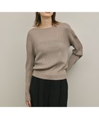 【グレース コンチネンタル/GRACE CONTINENTAL】のラメリブクルーニットトップ 人気、トレンドファッション・服の通販 founy(ファニー) ファッション Fashion レディースファッション Fashion for Women トップス・カットソー Cut & Sew Tops ニット Knit Tops & Sweaters セーター Sweater, Knitwear 夏 Summer 春 Spring S/S・春夏 SS, Spring/Summer, Warm Season thumbnail グレー|ID: prp329100004868268 ipo3291000000036273067