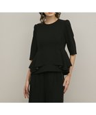 【グレース コンチネンタル/GRACE CONTINENTAL】のトリアセペプラムトップ 人気、トレンドファッション・服の通販 founy(ファニー) ファッション Fashion レディースファッション Fashion for Women トップス・カットソー Cut & Sew Tops ジョーゼット Georgette, Semi-Sheer Fabric ストレッチ Stretch, Stretchy Fabric ペプラム Peplum, Flared Hem 夏 Summer 春 Spring S/S・春夏 SS, Spring/Summer, Warm Season thumbnail ブラック|ID: prp329100004868271 ipo3291000000036273077