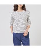 【ジェイ プレス/J.PRESS】のスムースジャージー ボーダー カットソー 人気、トレンドファッション・服の通販 founy(ファニー) ファッション Fashion レディースファッション Fashion for Women トップス・カットソー Cut & Sew Tops シャツ・ブラウス・オフィスカジュアル Elegant Blouses & Button-Ups ロングTシャツ・Tシャツ Longline T-Shirts & Tees カットソー・ベーシックTシャツ Cut-and-Sewn Tops / Stretch Tees & Basics インナー Innerwear カットソー Cut and Sewn Top カーディガン Cardigan, Knitwear シアー Sheer, See-Through シルケット Silket, Silky Cotton シンプル Simple, Minimal ジャケット Jacket, Outerwear トレンド Trend, Trending Now ボーダー Border, Stripe 夏 Summer 春 Spring S/S・春夏 SS, Spring/Summer, Warm Season 無地 Plain, Solid Color thumbnail オフ×ネイビー系|ID: prp329100004868276 ipo3291000000036273093