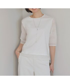 【ジェイ プレス/J.PRESS】のスムースジャージー 刺繍 カットソー 人気、トレンドファッション・服の通販 founy(ファニー) ファッション Fashion レディースファッション Fashion for Women トップス・カットソー Cut & Sew Tops シャツ・ブラウス・オフィスカジュアル Elegant Blouses & Button-Ups ロングTシャツ・Tシャツ Longline T-Shirts & Tees カットソー・ベーシックTシャツ Cut-and-Sewn Tops / Stretch Tees & Basics イエロー Yellow カットソー Cut and Sewn Top シルケット Silket, Silky Cotton ボーダー Border, Stripe モチーフ Motif, Design Theme エレガント 上品 Elegant 夏 Summer 春 Spring S/S・春夏 SS, Spring/Summer, Warm Season |ID:prp329100004868277