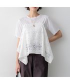 【23区/NIJYUSANKU】の【先行予約】ラッセルオーナメントレース キャミソール ブラウス 人気、トレンドファッション・服の通販 founy(ファニー) ファッション Fashion レディースファッション Fashion for Women トップス・カットソー Cut & Sew Tops キャミソール&ノースリーブ Camisoles & Sleeveless Tops シャツ・ブラウス・オフィスカジュアル Elegant Blouses & Button-Ups 春 Spring キャミソール Camisole, Spaghetti Strap Top クラシカル Classical, Vintage-Inspired 透かし Cut-Out, Lacework タンク Tank Top, Sleeveless Top デニム Denim, Jeans Material ラッセル Raschel, Raschel Lace リラックス Relax, Relaxed Fit レース Lace, Lace Fabric ワイド Wide, Wide Fit S/S・春夏 SS, Spring/Summer, Warm Season 夏 Summer 2026年 2026 thumbnail ホワイト系|ID: prp329100004868281 ipo3291000000036273109