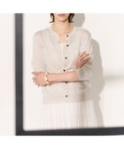 【23区/NIJYUSANKU】の【先行予約/WEB 一部店舗限定カラーあり】シャイニーシアー フラップポケット カーディガン 人気、トレンドファッション・服の通販 founy(ファニー) ファッション Fashion レディースファッション Fashion for Women トップス・カットソー Cut & Sew Tops カーディガン・羽織り Layered Style Cardigans 春 Spring カーディガン Cardigan, Knitwear コンパクト Compact, Small Size シアー Sheer, See-Through デニム Denim, Jeans Material 人気 Popular, Best Seller フェミニン Feminine, Girly フラップ Flap, Flap Pocket フレア Flare, Flared ポケット Pocket, Pocket Detail ヨーク Yoke, Yoke Design ワイド Wide, Wide Fit S/S・春夏 SS, Spring/Summer, Warm Season 夏 Summer 旅行 Travel エレガント 上品 Elegant 2026年 2026 thumbnail アイボリー系|ID: prp329100004868284 ipo3291000000036273124