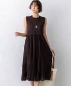 【23区/NIJYUSANKU】の【先行予約】プリーツニット ワンピース 人気、トレンドファッション・服の通販 founy(ファニー) ファッション Fashion レディースファッション Fashion for Women ワンピース Dresses ニットワンピース Knit Dresses エレガント 上品 Elegant 春 Spring カーディガン Cardigan, Knitwear ジャケット Jacket, Outerwear ノースリーブ Sleeveless, No-Sleeve プリーツ Pleats, Pleated S/S・春夏 SS, Spring/Summer, Warm Season 夏 Summer 旅行 Travel ビジネス 仕事 通勤 Business / Work / Commuting 2026年 2026 thumbnail ダークブラウン系|ID: prp329100004868289 ipo3291000000036273153