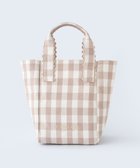 【トッカ/TOCCA】の【WEB&一部店舗限定】WAVES HANDLE TOTE トートバッグ 人気、トレンドファッション・服の通販 founy(ファニー) ファッション Fashion レディースファッション Fashion for Women バッグ Bags アウトドア Outdoor Clothing ウェーブ Wavy Pattern ギンガム Gingham, Gingham Fabric シンプル Simple, Minimal 財布 Wallet, Purse チェック Check, Plaid, Tartan トリミング Trimming, Decorative Edge フォルム Silhouette, Form フリル Frill, Ruffle ブレード Braid, Decorative Trim ポケット Pocket, Pocket Detail ポーチ Pouch, Small Case モダン Modern, Contemporary 旅行 Travel ビジネス 仕事 通勤 Business / Work / Commuting thumbnail ベージュ系1|ID: prp329100004868292 ipo3291000000036273168