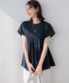 【組曲/KUMIKYOKU】の【先行予約】サマージャージーブラウスライク カットソー 人気、トレンドファッション・服の通販 founy(ファニー) ファッション Fashion レディースファッション Fashion for Women トップス・カットソー Cut & Sew Tops シャツ・ブラウス・オフィスカジュアル Elegant Blouses & Button-Ups ロングTシャツ・Tシャツ Longline T-Shirts & Tees カットソー・ベーシックTシャツ Cut-and-Sewn Tops / Stretch Tees & Basics エレガント 上品 Elegant 春 Spring カットソー Cut and Sewn Top カフス Cuff Design 吸水 Absorbent, Quick-Dry スリーブ Sleeve, Long Sleeve / Short Sleeve チュニック Tunic, Long Top ドロップ Drop Shoulder, Dropped Style フィット Fit, Slim Fit フレア Flare, Flared 半袖 Short Sleeve, Half Sleeve S/S・春夏 SS, Spring/Summer, Warm Season おすすめ Recommended / Our Picks 夏 Summer thumbnail ネイビー系|ID: prp329100004868295 ipo3291000000036273184