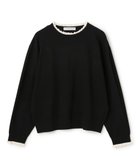 【アンフィーロ 自由区/UNFILO】のフリルトリミング ニット 人気、トレンドファッション・服の通販 founy(ファニー) ファッション Fashion レディースファッション Fashion for Women トップス・カットソー Cut & Sew Tops ニット Knit Tops & Sweaters ウォッシャブル Machine Washable シルク Silk, 100% Silk ストレッチ Stretch, Stretchy Fabric セーター Sweater, Knitwear トリミング Trimming, Decorative Edge フリル Frill, Ruffle レース Lace, Lace Fabric A/W・秋冬 Autumn/Winter thumbnail ブラック×エクリュ|ID: prp329100004868300 ipo3291000000036273248