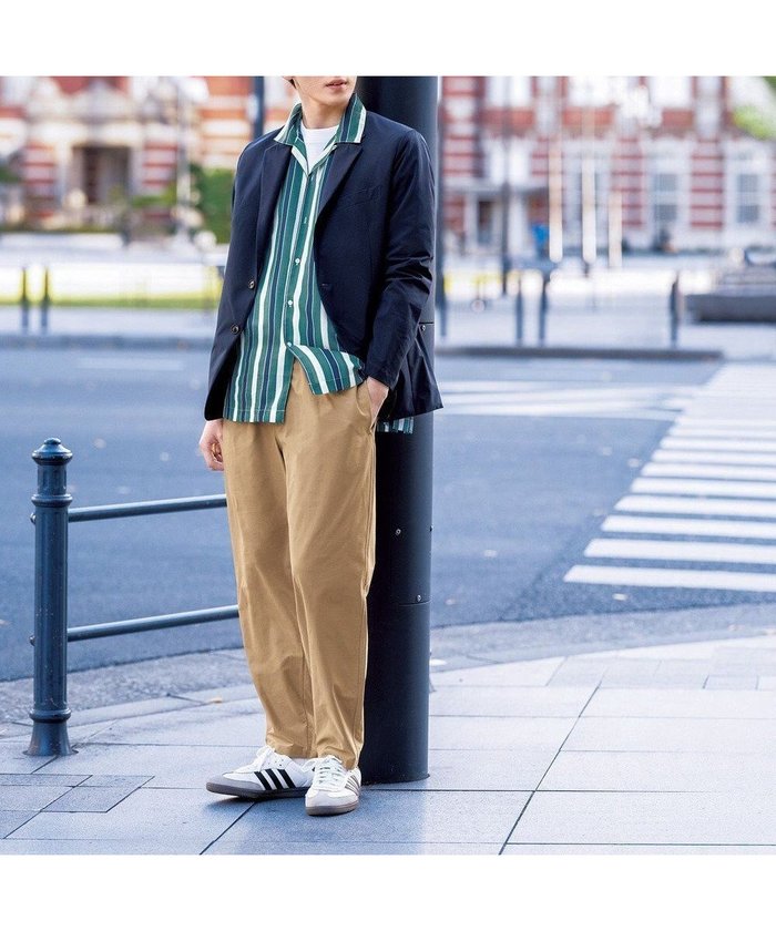 【アンフィーロ/UNFILO / MEN】のスラブジャージー イージー テーパードパンツ インテリア・キッズ・メンズ・レディースファッション・服の通販 founy(ファニー) https://founy.com/ ファッション Fashion メンズファッション Fashion for Men ボトムス Bottoms ストレッチ Stretch, Stretchy Fabric ワイド Wide, Wide Fit エレガント 上品 Elegant 夏 Summer 春 Spring S/S・春夏 SS, Spring/Summer, Warm Season |ID: prp329100004868458 ipo3291000000036278397