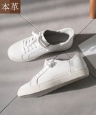 【ポインター/Pointer】の本革スライドオンスニーカー 人気、トレンドファッション・服の通販 founy(ファニー) ファッション Fashion レディースファッション Fashion for Women スニーカー Sneakers, Trainers フィット Fit, Slim Fit ベーシック Basic, Essential thumbnail ホワイト|ID: prp329100004868463 ipo3291000000036278431