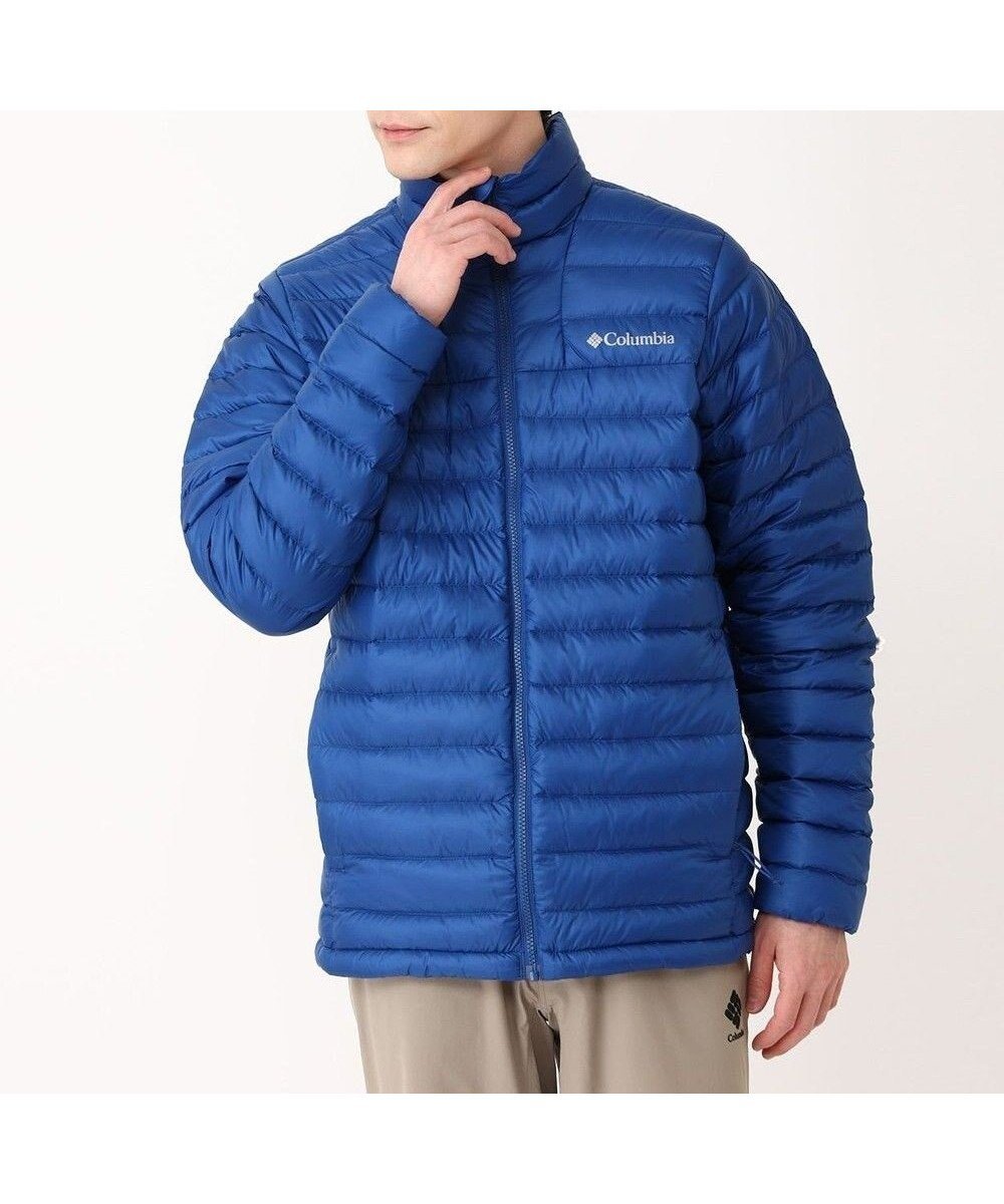 【コロンビア/Columbia / MEN】のColumbia/ コアライトダウンジャケット /コロンビア インテリア・キッズ・メンズ・レディースファッション・服の通販 founy(ファニー) 　ファッション　Fashion　メンズファッション　Fashion for Men　アウター　Men's Coats Outerwear　おすすめ　Recommended / Our Picks　ジャケット　Jacket, Outerwear　ダウン　Down, Puffer　ベーシック　Basic, Essential　ポケット　Pocket, Pocket Detail　ワンポイント　One Point, Statement Accent　夏　Summer　旅行　Travel　S/S・春夏　SS, Spring/Summer, Warm Season　A/W・秋冬　Autumn/Winter　軽量　Lightweight, Ultra Light　Mountain Blue|ID: prp329100004868467 ipo3291000000036278442
