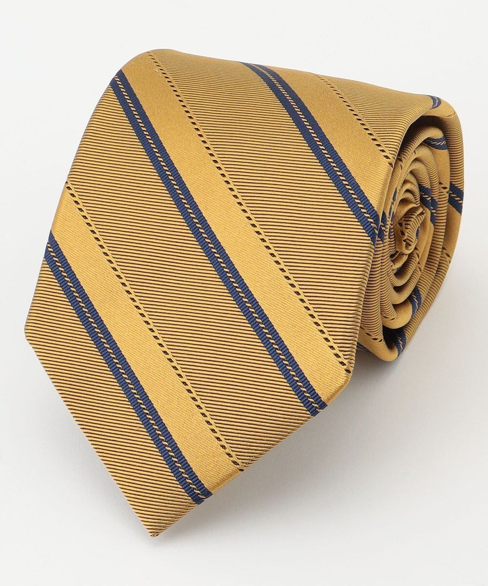【ジェイ プレス/J.PRESS / MEN】の【STRUCTURE MIX COLLECTION】レジメンタル ネクタイ インテリア・キッズ・メンズ・レディースファッション・服の通販 founy(ファニー) 　ファッション　Fashion　メンズファッション　Fashion for Men　ジャケット　Jacket, Outerwear　ストライプ　Stripe, Striped Pattern　スーツ　Suit, Formalwear　イエロー系1|ID: prp329100004868468 ipo3291000000036278445