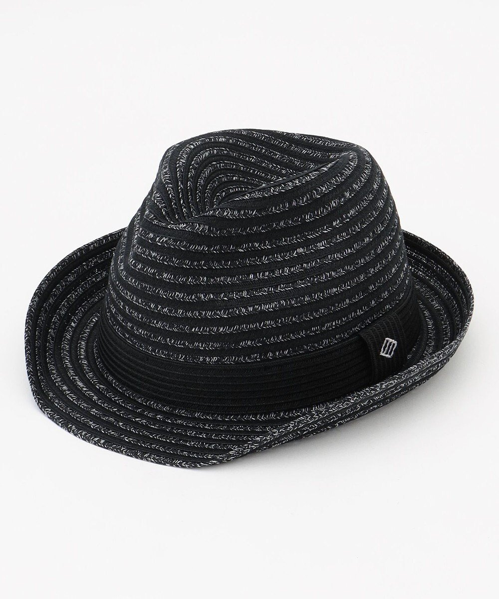 【ジョセフ アブード/JOSEPH ABBOUD / MEN】の【日経スタイルマガジン掲載・ウォッシャブル】ウォッシャブルブレード ハット インテリア・キッズ・メンズ・レディースファッション・服の通販 founy(ファニー) 　ファッション　Fashion　メンズファッション　Fashion for Men　ウォッシャブル　Machine Washable　ボーダー　Border, Stripe　メランジ　Melange, Mixed Yarn　ワンポイント　One Point, Statement Accent　夏　Summer　帽子　Hat, Headwear　雑誌　Magazine, Fashion Magazine　グレー系1|ID: prp329100004868475 ipo3291000000036278470