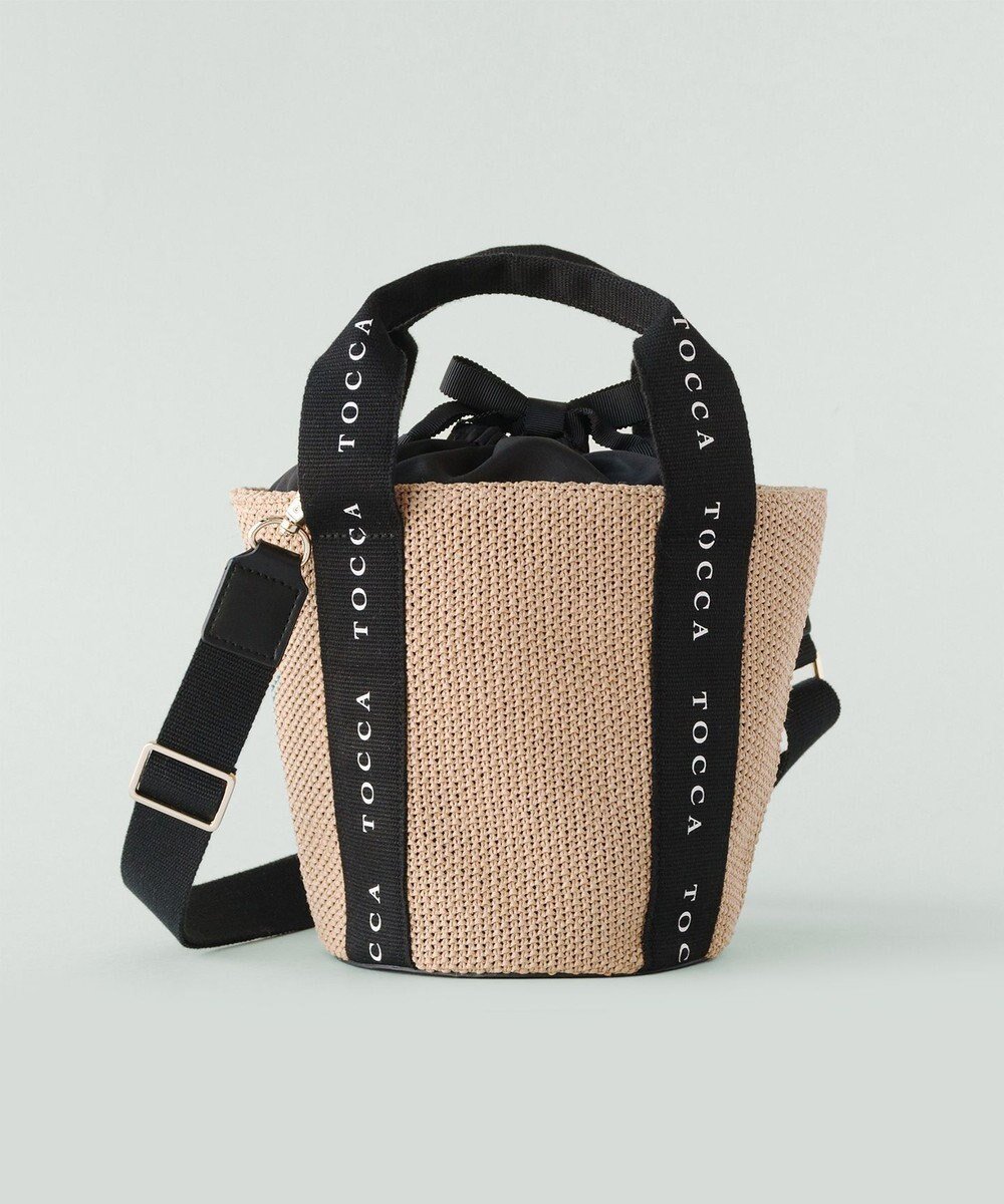 【トッカ/TOCCA】の【WEB&一部店舗限定】DANCING TOCCA SUMMER TOTE かごバッグ インテリア・キッズ・メンズ・レディースファッション・服の通販 founy(ファニー) 　ファッション　Fashion　レディースファッション　Fashion for Women　バッグ　Bags　アウトドア　Outdoor Clothing　コンパクト　Compact, Small Size　シンプル　Simple, Minimal　財布　Wallet, Purse　ダメージ　Distressed, Destroyed　フォルム　Silhouette, Form　ポケット　Pocket, Pocket Detail　モダン　Modern, Contemporary　おすすめ　Recommended / Our Picks　夏　Summer　旅行　Travel　ビジネス 仕事 通勤　Business / Work / Commuting　ブラック系|ID: prp329100004868482 ipo3291000000036278517