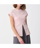 【アンクレイヴ/uncrave】のダブルフェイスジャージー 2WAYスリットトップス 人気、トレンドファッション・服の通販 founy(ファニー) ファッション Fashion レディースファッション Fashion for Women トップス・カットソー Cut & Sew Tops シャツ・ブラウス・オフィスカジュアル Elegant Blouses & Button-Ups ロングTシャツ・Tシャツ Longline T-Shirts & Tees カットソー・ベーシックTシャツ Cut-and-Sewn Tops / Stretch Tees & Basics 春 Spring カットソー Cut and Sewn Top シルケット Silket, Silky Cotton スリット Slit, Slit Detail スリーブ Sleeve, Long Sleeve / Short Sleeve タイトスカート Pencil Skirt, Tight Skirt フレンチ French, French Style ロールアップ Roll-Up, Cuffed Hem ワイド Wide, Wide Fit S/S・春夏 SS, Spring/Summer, Warm Season 夏 Summer thumbnail ピンク|ID: prp329100004868487 ipo3291000000036278536