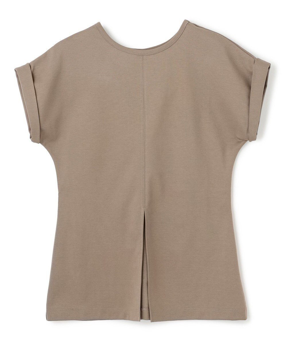 【アンクレイヴ/uncrave】のダブルフェイスジャージー 2WAYスリットトップス インテリア・キッズ・メンズ・レディースファッション・服の通販 founy(ファニー) 　ファッション　Fashion　レディースファッション　Fashion for Women　トップス・カットソー　Cut & Sew Tops　シャツ・ブラウス・オフィスカジュアル　Elegant Blouses & Button-Ups　ロングTシャツ・Tシャツ　Longline T-Shirts & Tees　カットソー・ベーシックTシャツ　Cut-and-Sewn Tops / Stretch Tees & Basics　春　Spring　カットソー　Cut and Sewn Top　シルケット　Silket, Silky Cotton　スリット　Slit, Slit Detail　スリーブ　Sleeve, Long Sleeve / Short Sleeve　タイトスカート　Pencil Skirt, Tight Skirt　フレンチ　French, French Style　ロールアップ　Roll-Up, Cuffed Hem　ワイド　Wide, Wide Fit　S/S・春夏　SS, Spring/Summer, Warm Season　夏　Summer　トープ|ID: prp329100004868487 ipo3291000000036278539