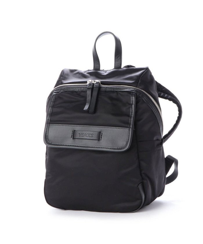 【イザック/Y'SACCS】のナイロン×カウレザー リュックサック Sサイズ インテリア・キッズ・メンズ・レディースファッション・服の通販 founy(ファニー) https://founy.com/ ファッション Fashion レディースファッション Fashion for Women バッグ Bags コンパクト Compact, Small Size トラベル Travel, Travel Gear ポケット Pocket, Pocket Detail ラウンド Round, Round Neck リュック Backpack, Rucksack エレガント 上品 Elegant |ID: prp329100004868490 ipo3291000000036278567