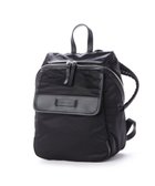 【イザック/Y'SACCS】のナイロン×カウレザー リュックサック Sサイズ ブラック|ID: prp329100004868490 ipo3291000000036278568