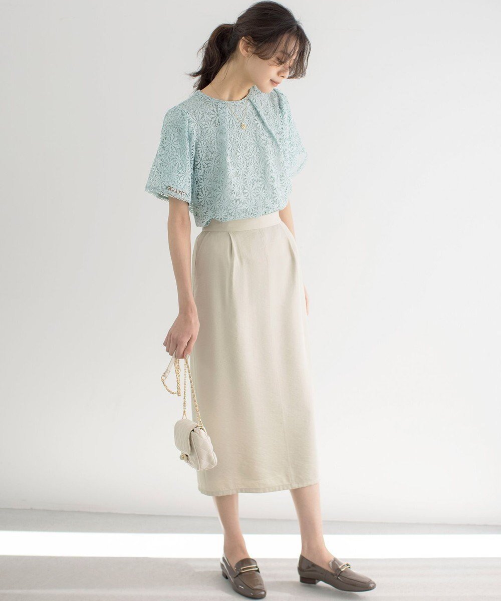 【組曲/KUMIKYOKU】のグロッシーツイルタイト スカート 人気、トレンドファッション・服の通販 founy(ファニー) 　ファッション　Fashion　レディースファッション　Fashion for Women　スカート　Skirts　シルク　Silk, 100% Silk　シンプル　Simple, Minimal　タイトスカート　Pencil Skirt, Tight Skirt　タンブラー　Tumbler, Travel Mug　ツイル　Twist, Twisted Detail　フィット　Fit, Slim Fit　リラックス　Relax, Relaxed Fit　ヴィンテージ　Vintage Style　夏　Summer　春　Spring　S/S・春夏　SS, Spring/Summer, Warm Season　 other-1|ID: prp329100004868494 ipo3291000000036278587