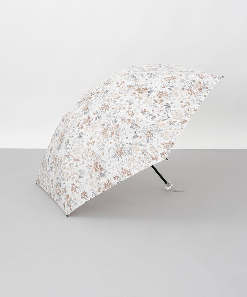 【アウロラ/AURORA】の【 JILL STUART(ジル スチュアート)】ヴィンテージフラワープリント雨傘(折りたたみ傘) インテリア・キッズ・メンズ・レディースファッション・服の通販 founy(ファニー) 　ファッション　Fashion　レディースファッション　Fashion for Women　レイングッズ・傘・晴雨兼用傘　Umbrellas & Rain Gear　クリスタル　Crystal, Swarovski　クール　Cool, Chic　プリント　Print, Printed Pattern　ミックス　Mix, Mixed Style　傘　Umbrella, Parasol　ベージュ|ID: prp329100004868495 ipo3291000000036278594
