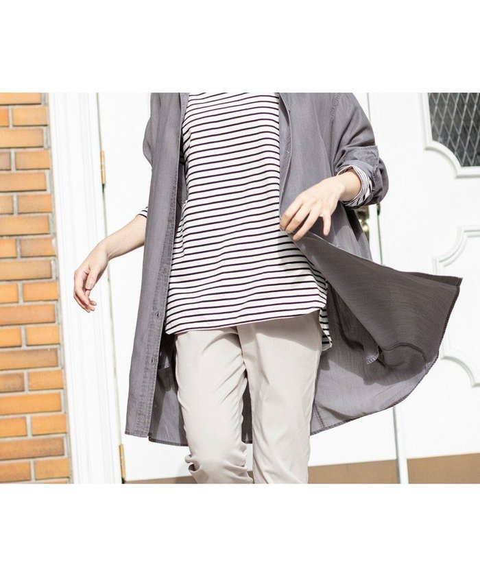 【エニー/ANY】のウォッシャブルデニムシャツ インテリア・キッズ・メンズ・レディースファッション・服の通販 founy(ファニー) https://founy.com/ ファッション Fashion レディースファッション Fashion for Women トップス・カットソー Cut & Sew Tops シャツ・ブラウス・オフィスカジュアル Elegant Blouses & Button-Ups おすすめ Recommended / Our Picks シアー Sheer, See-Through デニム Denim, Jeans Material 夏 Summer 春 Spring S/S・春夏 SS, Spring/Summer, Warm Season 羽織 Haori, Light Jacket |ID: prp329100004868499 ipo3291000000036278614