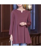 【ティアクラッセ/Tiaclasse】のキーネックバックツイストポンチチュニックブラウス 人気、トレンドファッション・服の通販 founy(ファニー) ファッション Fashion レディースファッション Fashion for Women トップス・カットソー Cut & Sew Tops シャツ・ブラウス・オフィスカジュアル Elegant Blouses & Button-Ups ウォッシャブル Machine Washable ストレート Straight, Straight Cut チュニック Tunic, Long Top ツイスト Tweed, Tweed Fabric トレンド Trend, Trending Now フレア Flare, Flared ポケット Pocket, Pocket Detail リボン Ribbon, Bow ロング Long, Long-Length エレガント 上品 Elegant 冬 Winter / This Winter 夏 Summer 春 Spring S/S・春夏 SS, Spring/Summer, Warm Season 洗える Machine Washable 無地 Plain, Solid Color 秋 Autumn A/W・秋冬 Autumn/Winter 長袖 Long Sleeve, Full Sleeve thumbnail ワイン|ID: prp329100004868500 ipo3291000000036278618