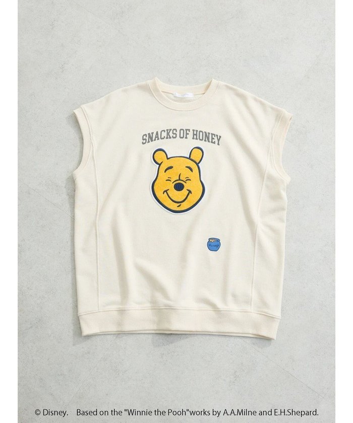 【グリーンパークス/Green Parks】のWinnie the Pooh/ノースリーブベスト インテリア・キッズ・メンズ・レディースファッション・服の通販 founy(ファニー) https://founy.com/ ファッション Fashion レディースファッション Fashion for Women アウター Coat / Outerwear Collection トップス・カットソー Cut & Sew Tops キャミソール&ノースリーブ Camisoles & Sleeveless Tops シャツ・ブラウス・オフィスカジュアル Elegant Blouses & Button-Ups ロングTシャツ・Tシャツ Longline T-Shirts & Tees ベスト&ジレ / 重ね着スタイル Vests & Gilets カットソー・ベーシックTシャツ Cut-and-Sewn Tops / Stretch Tees & Basics カットソー Cut and Sewn Top キャラクター Character, Licensed Characters ノースリーブ Sleeveless, No-Sleeve フロント Front, Front Design ベスト Vest, Waistcoat ポケット Pocket, Pocket Detail 夏 Summer 春 Spring S/S・春夏 SS, Spring/Summer, Warm Season |ID: prp329100004868505 ipo3291000000036278648